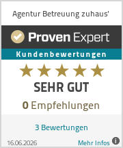 ProvenExpert-Bewertungssiegel — Agentur Betreuung zuhaus