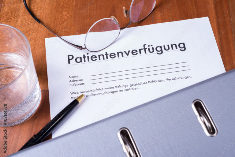 Patientenverfügung – selbstbestimmt über medizinische Behandlung entscheiden